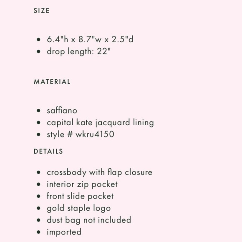 Kate Spade - Large Carsten Laurel Way (Cloudcover) - Picture 7 of 7